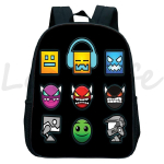 M&auml;ngud Geometry Dash Seljakotid Angry Geometry Lasteaia seljakott V&auml;ike koolikott Laste seljakott Poistele T&uuml;drukutele Raamatukott Kingitused blue