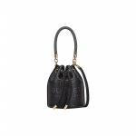 Marc Jacobs Mini &auml;mbrimustriga kott n&ouml;&ouml;riga ja logoga Naiste k&auml;ekotid Must 2S3HCR058H03-001 Basic Set (Bag+Dust Bag)