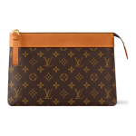 Louis Vuitton Pochette Voyage Souple Pruun Monogramm L&otilde;uend Meeste Kotid M14057 Gift Set(Basic Set+Box+Shopping Bag)