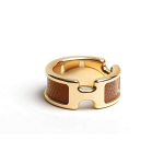 Hermes Olympe Kiri Esteetiline Metallr&otilde;ngas Unisex Ehted Kuldne H500058FC37S M