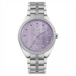 Vivienne Westwood kvartsikell roostevabast terasest rihm lilla sihver 50 meetrit veekindel Naiste kellad DWVV281PPSL Regular Watch Box