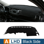 For Kia Sportage 3 R 2010 2011 2012 2013 2014 2015 Car Dashboard Sun Shade Cover Mat trument Desk Non-slip Pads Accessories - black