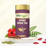 Freshville Kopsude Detox Tee | Taimne ja Ayurveda tee kopsude puhastamiseks ja hingamise toetamiseks | Murum&uuml;nt, piparm&uuml;nt, sidrunhein, lagritsajuur, tulsi