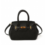 OGAR Retro Birkin-stiilis linna k&auml;ekott Birkin Bag must