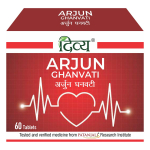 Patanjali Divya Arjun Ghanvati 60 tabletti S&uuml;dame toetus Taimne toidulisand vereringele