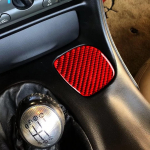 Ehtsad s&uuml;sinikkiust autotarvikud K&auml;igukangi keskkonsooli ja veoj kontrolli komplekti katteviimistlus &Uuml;hilduv Chevrolet Corvette C5 1998-2004 Punane Cup Holder