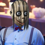 &Otilde;udusp&otilde;rguline mask pikkade juustega Hirmutav Halloweeni t&auml;isn&auml;omaskid &Otilde;udus Kost&uuml;&uuml;m Halloweeni Cosplay Peo Kaunistus Rekvisiit CN