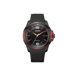 Citizen Eco-Drive Seeria Punane Buff Kuup&auml;evan&auml;idik Moodne Spordikell P&auml;ikeseenergia Kvartsliikumine Kummirihm Meeste kellad Must AW1658-02E Official Supply | Five-Year Warranty