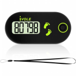 Pedometer k&otilde;ndimiseks, Mini pedometer, 3D pedometer, T&auml;pne pedometer koos klambriga ja kaelapaelaga, Lihtne pedometer, K&otilde;ndimiseks, Jooksmiseks, Spordiks