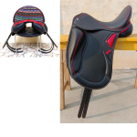 Nahast ratsutamis sadul monoflap vahetatavate kaarega &ndash; Elegantne sadulakaare disain 16 Inch must