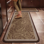K&ouml;&ouml;gimatt PVC Veekindel Nahast Vaip Minimalistlikud Pikad Vaibad &Otilde;likindel Libisemisvastane P&otilde;randamatt Kodu Kaunistus Alfombra De Cocina 40x120cm