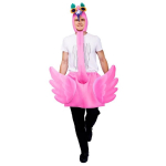 T&auml;iskasvanute graatsiline flamingo kost&uuml;&uuml;m Roosa flamingo riided Halloweeni kost&uuml;&uuml;mid Flamingo peakate seelikuga Kapuutsiga kombinesoon 1