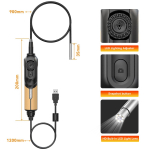 THINKCAR TES102 USB Videoinspektsiooni Kaamera LED-valgusega Veekindel Endoskoop Autodiagnostika T&ouml;&ouml;riist MUCAR 892BT 689BT jaoks THIHKCAR TES102