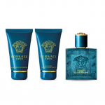 Versace Eros Tualettvesi 50ml + Du&scaron;igeel 50ml + Habemeajamisj&auml;rgne palsam 50ml