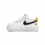 Nike Air Force 1 LV8 Vabaaja libisemiskindlad, kulumiskindlad, hingavad madalad rulaketsid Valge Must Kollane DM4254-100 22