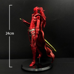 Solo Anime m&auml;nguasjad Igris kuju seisvas poosis skulptuur Igris Sung Jinwoo tegevuskuju PVC mudel skulptuur m&auml;nguasi unisex s&uuml;nnip&auml;evakingitus 24CM 24CM