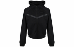 Nike Sportswear Tech Fleece Windrunner t&auml;is-lukuga kapuutsiga jakk Must CW4299-010 S
