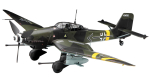 Hasegawa Saksa &Otilde;huv&auml;e R&uuml;ndelennuk Junkers Ju 87G Stuka Kanonen Vogel Plastikmudeli Komplekt ST25 1/32 Tankit&otilde;rje black