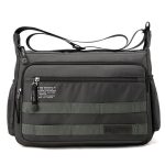 Meeste suure mahutavusega kerge kulumiskindel Oxfordi kott &otilde;lakott vabaaja crossbody kott must