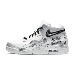 Nike Flight Legacy Junjie 2026 Keskmise k&otilde;rgusega Vintage Korvpallijalatsid Meeste Must Valge Hall H&otilde;bedane BQ4212-101(Team861-2026) 41