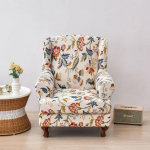 Stretch Print tiiva tooli kate Spandex elastsed tugitooli katted Europe Wingback Relax diivanikatted koos istmepadja kattega