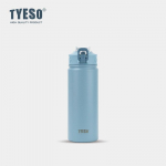Tyeso 600ml Kaasaskantavad termosed 304 roostevabast terasest vaakumisolatsiooniga kahekordse seinaga termiline veepudel kaanega kuumadele ja k&uuml;lmadele jookidele Reisimug 600ML sinine