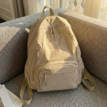 Moodne Kerge Seljakott Vabaaja Moodne Igap&auml;evakott Suure Mahutavusega Koolikott &Otilde;pilastele Minimalistlik Disain T&ouml;&ouml;le Reisimiseks Funktsionaalsete Taskutega 29cm&times;17cm&times;38cm khaki