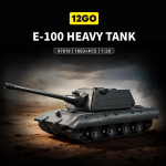 E-100 RASKETANK S&otilde;jaline Seeria Ehitusklotside Mudel S&otilde;da MOC Klotside Komplektid Loovm&auml;nguasjad T&auml;iskasvanutele J&otilde;ulukingid