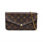 [Kasutatud] Felicie Pochette Classic Monogram Kattega L&otilde;uend ja Nahk Kolm-&uuml;hes Kettkotiga - Hea #2BH12M ONE SIZE