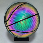 Helendav korvpall Suurus 7 &Ouml;&ouml;m&auml;ng V&auml;lis-Sise-Spordiala T&auml;htedega Size 7 Basketball Standard Ball blue
