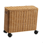 Korv kitsas hoiukarp k&auml;epidemega mitmeotstarbeline pisiasjade korraldaja ajakirjahoidja k&ouml;&ouml;ki 38cmx15cmx33cm beige