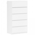 Kummut Sideboard Sahtlitega Kummut, 5 sahtlit, 55 cm x 34 cm x 100 cm, Valge 55 x 34 x 100 cm valge