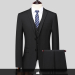 Kahen n&ouml;&ouml;biga &uuml;likond meestele (&uuml;likond + P&uuml;ksid) Stiilne Slim-fit &Auml;riprofessionaalne T&ouml;&ouml; Formaalne Kaheosaline Komplekt XS-6XL XXXXL black