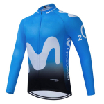 2026 Movistar Team pikavarrukaga jalgrattas&auml;rgid Ropa Ciclismo Maillot Jalgrattariided Hingavad Mtb Jalgratta Jalgrattariided S blue