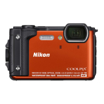 Nikon COOLPIX W300 Veekindel Digikaamera, Oranž - 16MP, 4K UHD Video, Veekindel kuni 30m, P&otilde;rutuskindel, K&uuml;lmakindel, GPS, Wi-Fi oranž