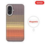 iPhone 17 jaoks Aramidkiud&uuml;mbris S&uuml;sinik-Kevlarriidest &Otilde;huke K&otilde;va Kate Magnetiline Must Slim Kerge Punane 600D Premium 1500D Carbon Fiber&iPhone17