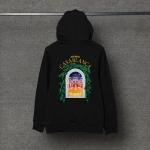 Casablanca Streetwear Huppar Meeste &Uuml;legabariidiline L&otilde;tv L&otilde;ige Puuvillane Fliis Pullover Linna Hip Hop Medium must