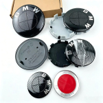 7 tk BMW E36 E46 E53 E90 E60 E61 E93 E87 50. Auto kapott Esi- ja tagaluugi embleem Rattakeskuse kate X1 X3 X5 F30 F20 G30 45-82-82-56X4 black