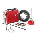 VEVOR Kanalisatsioonipuhastusmasin, 400W 1400RPM Elektriline Torukanalisatsiooni Puhastusmasin Kanalisatsioonimadu koos 20m x 16mm 37 x 16.5 x 33.5 cm