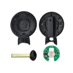 Auto v&otilde;tmehoidja kest koos Pcf7952 kiibi, 315 MHz, 3 nupuga puldiga Mini Cooper 2007-2014 jaoks black