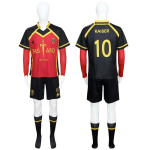 Anime Cosplay Kost&uuml;&uuml;m Nagi 8 Ness 10 Kaiser Isagi Reo Sae Shidou Cosplay S&auml;rgi ja L&uuml;hikeste P&uuml;kste Sobiv Komplekt &Uuml;htlane Treening&uuml;likond L&Football Anime red