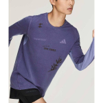 Adidas X Song For The Mute Jooksus&auml;rk &Uuml;mmarguse kaelusega Mugav Pikkade varrukatega Jooksus&auml;rk Meeste &uuml;laosad KS7177 XL blue