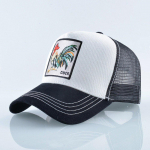 Pesapallim&uuml;tsid Kukk Tikand Hip Hop M&uuml;tsid Meeste Snapback Hingav v&otilde;rgust Streetwear Trucker Cap 56-60cm valge
