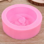 Silikoonist seebivormid Sun Moon Faces K&auml;sit&ouml;&ouml; DIY k&auml;sitsi valmistatud seebiga k&uuml;psetamiseks m&otilde;eldud vormit&ouml;&ouml;riist Drop Shipping jaoks roosa