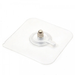 Avaleht Seina tasuta mulgustamisseadme riiulikruvi, millel pole j&auml;lge, kleebised, mis aitavad seinakonksu paigaldada 10mm