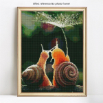 Teemantmaaling Loomade Teemanttikandid M&uuml;&uuml;k teod 5D DIY t&auml;is&uuml;mmargune ristpiste 20X30CM