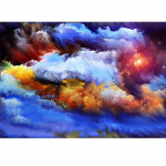 Teemantmosaiiktikandid Ristpistes Teemantmaaling Seinakleebis Teemanttikandid 20X30CM