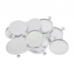 10 tk t&uuml;hja &uuml;mmarguse raamiga aluse alus 42x33mm Cabochon kaelakee ripatsile 30mm 30mm