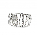NOA [I5374] - Bracelet Cr&eacute;ateur 'Cleopatra' argent&eacute; vieilli h&otilde;be