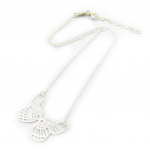 Les Tr&eacute;sors De Lily [M7031] - Collier Argent 'Papillon Lumi&egrave;re' argent&eacute; h&otilde;be